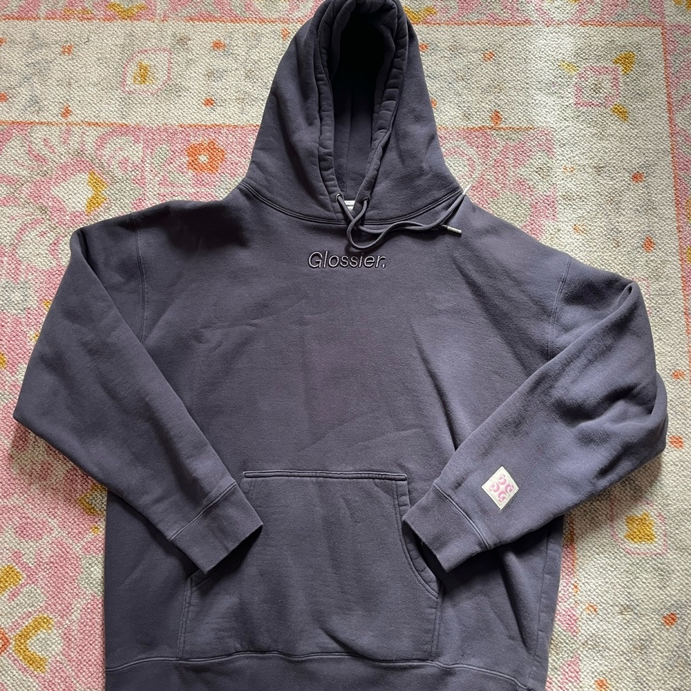 Glossier Limited Edition Blue Hoodie